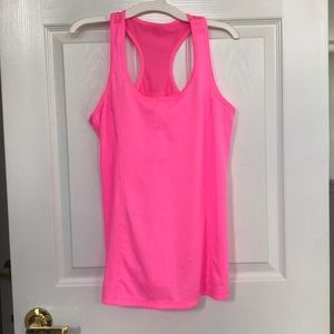 Pink workout tank top